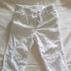 Baby Gap - White Linen pants